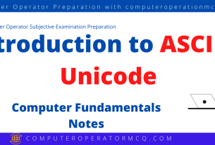 Introduction to ASCII and Unicode