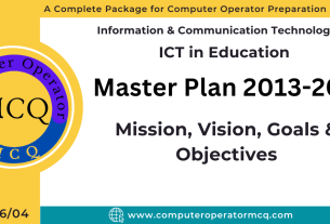 ICT Master Plan 2013-2017