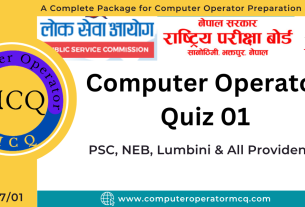 Computer Operator Quiz 01
